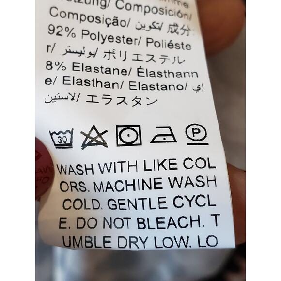 SHEIN Long Maxi Dress Womens Size 2 Black & Beige Leopard Plunge Neck Sleeveless - Picture 14 of 16